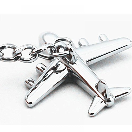 GOOTRADES Mini Airplane Alloy Keychains Keyring Creative Keyfob (pack of 2)