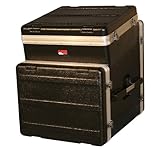 Gator Cases Lightweight ATA Molded Slant-Top Console Rack Case; 10U Top and 8U Side (GRC-10X8