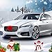 Verkstar Christmas Car Reindeer Antlers with Red Nose Decorations, Window Roof-Top and Grille Rudolph Reindeer Jingle Bell Auto Accessories