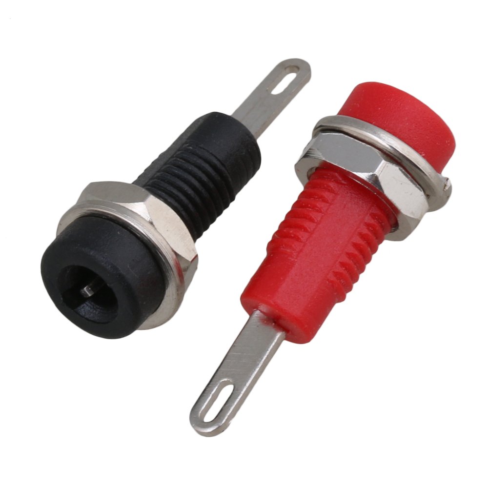 BQLZR 2mm Step Type Multimeter Test Probe Binding Post Banana Jack