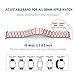 Simpeak Business Band Compatible with Apple Watch Series 10(42mm) Series 9 8 7 (41mm) 6 SE 5 4 (40mm) 3 2 1 (38mm), Women Men Stainless Steel Band Strap Compatible with iWatch 42mm 41mm 40mm 38mm