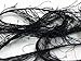 Black Extra Long Eyelash Yarn Ice Luxurious Fun Fur 50gr 38yds 7711