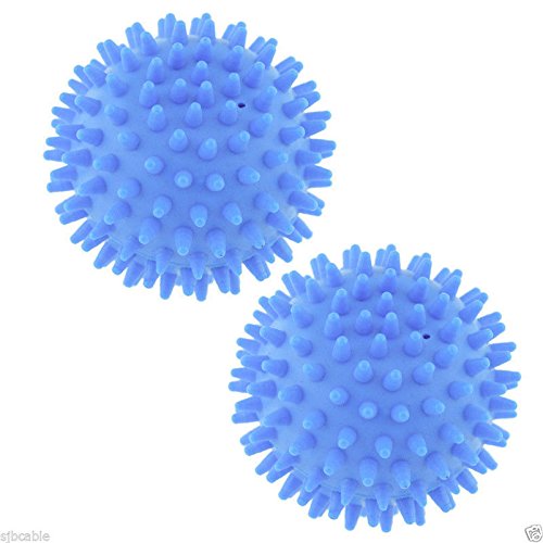 FYL 2pcs Balls No Chemicals Washing Laundry Drying Fabric Softener Cloth Dryer Clean