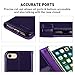 MONASAY Case Compatible for iPhone SE 2022/2020 5G,iPhone 7/8 Wallet Case,4.7-inch, [Glass Screen Protector] Flip Folio Leather Cell Phone Cover with Credit Card Holder, Purple