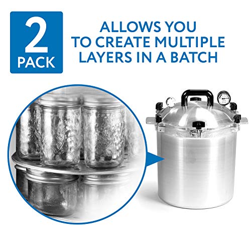 2Pack 11Inch Pressure Cooker Canner Rack / Canning Rack for Pressure