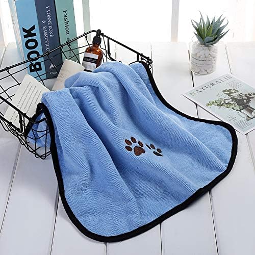 LALFPET Dog Cat Bath Towel Microfiber Absorbent Towel Soft Comfortable Pet Supplies 5090cm for Small, Medium, Large Dogs and Cats