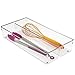 iDesign Linus Twin Kitchen Drawer Organizer for Silverware, Spatulas, Gadgets - 8