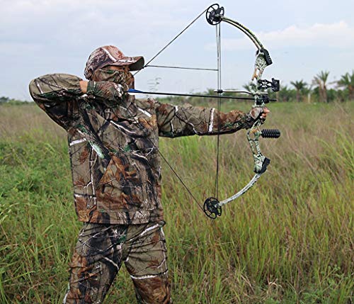 ALLIWEI Dünner Tarnanzug des Sommers, bionischer Jagdanzug passt Stoff atmungsaktiver Moskito-Fischen-Jagdfeld… – Bild 5