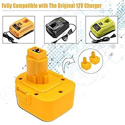 2Packs DW9071 Replacement Battery Compatible with