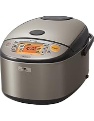 Zojirushi NP-HCC18XH Induction Heating System Rice Cooker and Warmer, 1.8 L, Stainless Dark Gray