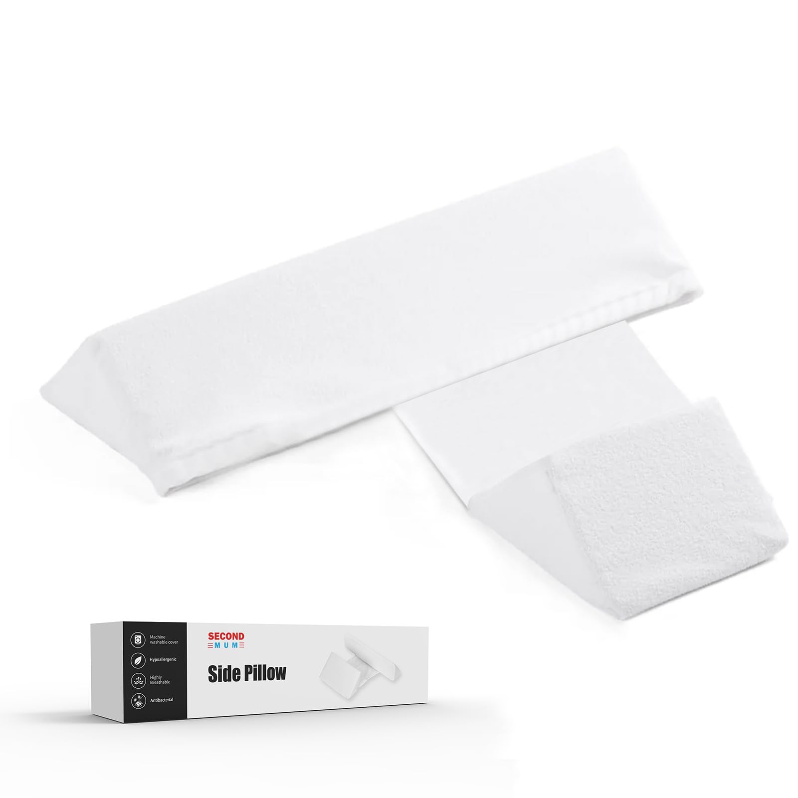 Photo 1 of Soft & Comfort ?aby Sid? Sl??p?r W?dg? Adjustable Breathable Pillow Supports Front and Back