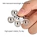 EPABO Fidget Orbiters Hand Toys - Fidgets Depression EDC Focus Spinner Toy - Magnetic Unique Mono Polar Orbit with Iron Balls - for Adults and Children Stress Reducer, Relieves ADHD Anxiety (Silver)