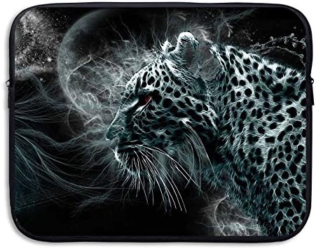 Jess Laptop Sleeve Bag White Leopard Cover Computer Liner Package Protective Case Waterproof Computer Portable Bags