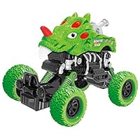 PBOX Dinosaur Monster Truck Toys,Pull Back Cars with Shockproof Spring and Textured Rubber Tires,Car Toys for Aged 3-12 Year Old Boys & Girl Vehicles Gift