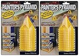 2-PACK - Painter's Pyramid Stands, Yellow