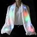 M AOMEIQI LED Scarf, Flashing Light Up Scarf Colorful 6 Mode Rave for Halloween Costume Party Toys Christmas