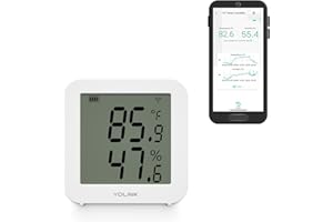 YoLink X3 Temperature & Humidity Sensor, Supports App Real-Time Data Refresh, Alexa, IFTTT, Home Assistant Integration - YoLi
