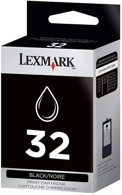 Lexmark 32 Black Ink Cartridge 18CX032E for Z815 - 363 Pages