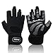 Amble Workout Gloves for Men Women Weight Lifting - Exercise Sport Gloves with Wrist Wraps Support for Gym, Training, Cycling, Hanging, Pull-Ups，Rowing - Strong Grip & Breathable & Palm Protection
