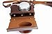 Full Protection Bottom Opening Version Protective PU Leather Camera Case Bag with Tripod Design Compatible for Fujifilm x100 x100s x100m x100t with Shoulder Neck Strap Belt Dark Brown