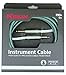 KIRLIN Cable IWB-201PFG-20/OL 20-Feet 1/4-Inch Straight Premium Plus Instrument Cable, Olive Green Tweed Woven Jacket