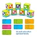 Gizmovine Learning Toys for 2 Year olds , Toddler Boy Train Toys Educational Toys Music Train Set Great Preschool Learning Toys with Letter Block Set Autism Toys for 2, 3, 4, 5, 6 Year Old