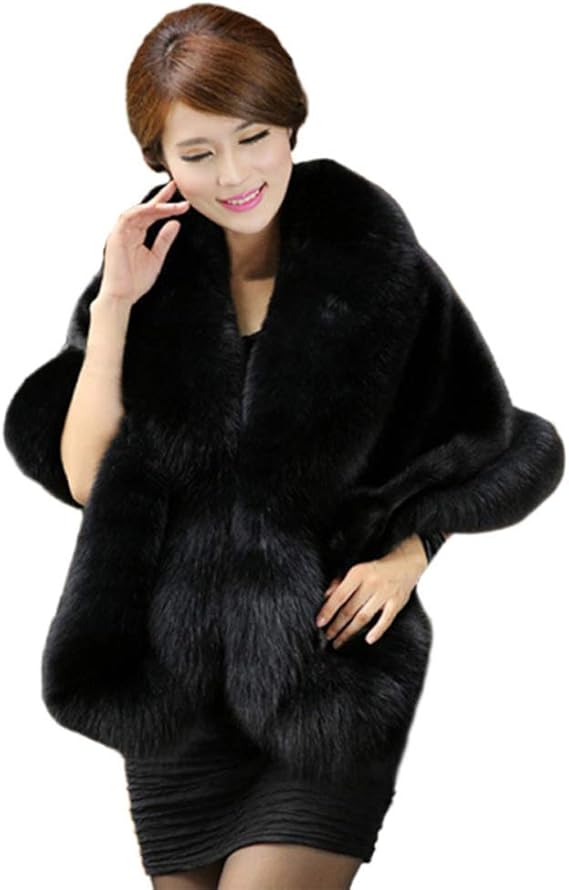 Femmes De Mariage Faux De Fourrure Chale Et Wraps Foulards De