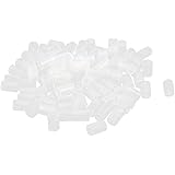 uxcell 100 Pcs Nylon Cylinder LED Spacer Holder Support 3mm x 6mm Clear