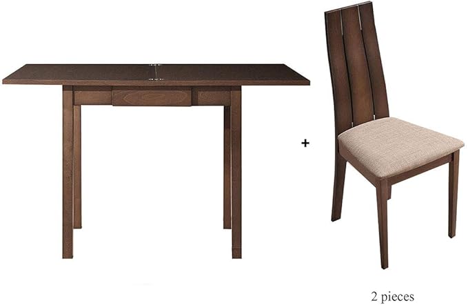 Amazon.de: Eeayyygch Nordic Esstisch und Stühle, Holz, ausziehbar