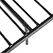 GreenForest Daybed Frame Twin, Steel Slats Platform Strong Support, Box Spring Mattress Replacement, Metal Day Bed Frame Foundation with Headboard for Living Guest Room, Black