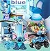 MiniOwls Toy Hammock Organizer - Toy Net Storage for Stuffies Space Saver. Corner Shelf to Display Collectible Toys. Ocean Bright Décor Accent. (Blue, X-Large)