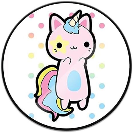 KWKD Expanding Phone Stand Holder Universal Pop Mobile Phone Socket Cell Phone Kickstand for iPhone 10/8/8 Plus/7/7 Plus/6s Galaxy S9/S9 Plus/S8/S7 Edge/S6 Huawei Nexus and More-Pink Cat Unicorn