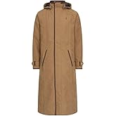 Walker and Hawkes Jack Murphy Men's Emmet Long Waterproof Riding Coat, 20,000mm Raincoat, Windproof, Detachable Hood