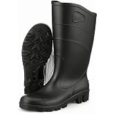 Heartland All Purpose 15&rdquo; Waterproof Work Boots for Men - Lightweight, Flexible Modern PVC Boots with Easy On/Off, Slip-Resistant Outsoles
