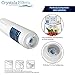 UKF8001 Water Filter, Compatible with Refrigerator Water Filter Whirlpool 4396395, Filter 4, Maytag UKF8001, EDR4RXD1, Jenn-Air, PUR, UKF8001AXX, UKF8001P, Puriclean II, 469006, by Crystala Filters