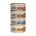 Wellness CORE Hearty Cuts Natural Grain Free Wet Canned Cat Food Variety Pack - 4 Flavors - 5.5-Ounce Cans (3 of Each Flavor - 12 Total Cans)