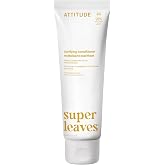 ATTITUDE Clarifying Hair Conditioner for Oily Hair &amp; Build Up, 8 Fl Oz | Lightweight Detangling &amp; No Residue, Silky Soft, 98% Naturally Derived, Vegan, Earl Grey &amp; Fresh Cucumber, Travel Size