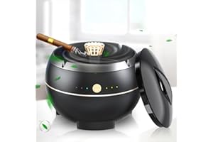 COOLOUS 2 in 1 smokeless ashtray,best gift for smokers,Rechargeable smokeless ashtray suitable for home, office, club etc(Plastic ashtray)