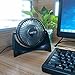 CAMTOP USB Desk Fan with 2 Adjustable Speed 5 inch Small Quiet Personal Table Fan for Office and Bedroom(Transparent)