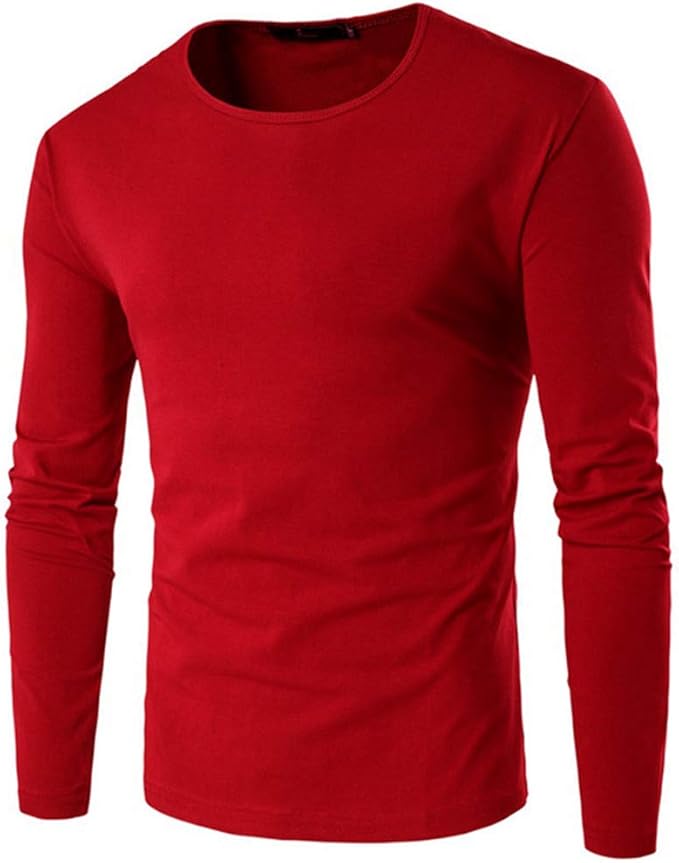 N\P Men's Plus Size LongSleeved Cotton FullSleeved TShirts Men's