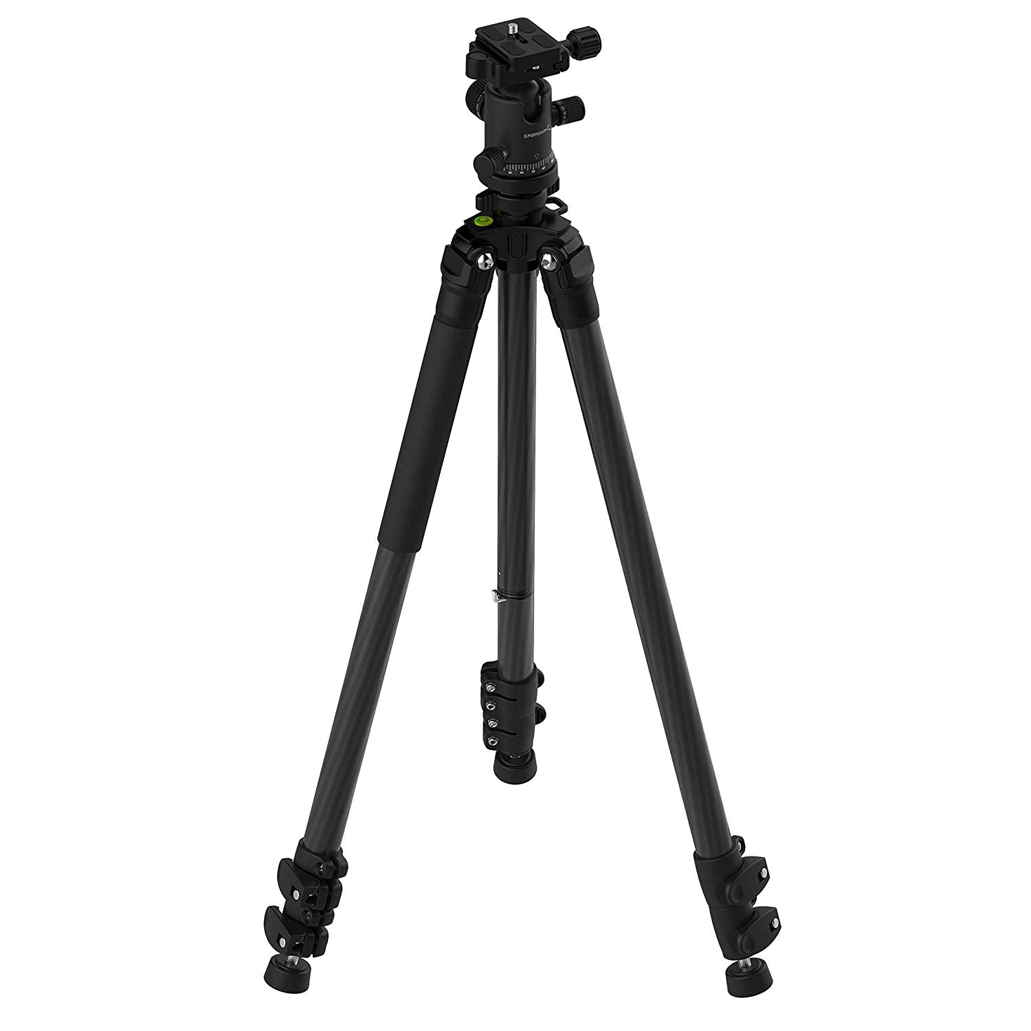 SABRENT 62 Inch Carbon Fiber Tripod With 360 Degree Camera Mount. Compatible with Canon and other brands (TP-CF62)