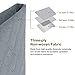 Lifewit Set of 3 Large Clothes Storage Bag for Comforters, Blankets, Bedding, Pillow, Breathable Foldable Closet Organizer with Clear Window, Grey