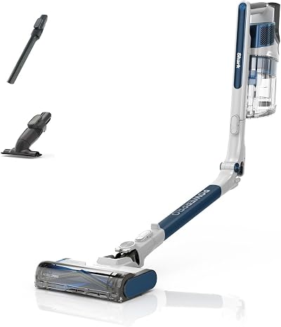 Shark PowerPro Cordless Stick Vacuum IZ380UK Navy Metallic 50 Min Runtime