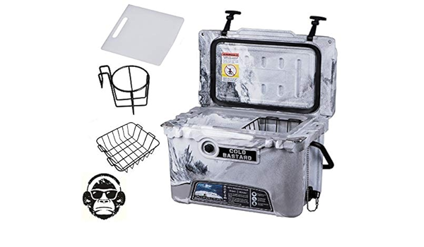 20 QT CAMO - Refrigerador de pecho de color gris arena y frío ...