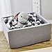Wonder Space Deluxe Kids Square Ball Pit, Premium Handmade Kiddie Balls Pool, Soft Indoor Outdoor Nursery Baby Playpen, Ideal Gift Play Toy for Children Toddler Infant Boys & Girls (Grey)