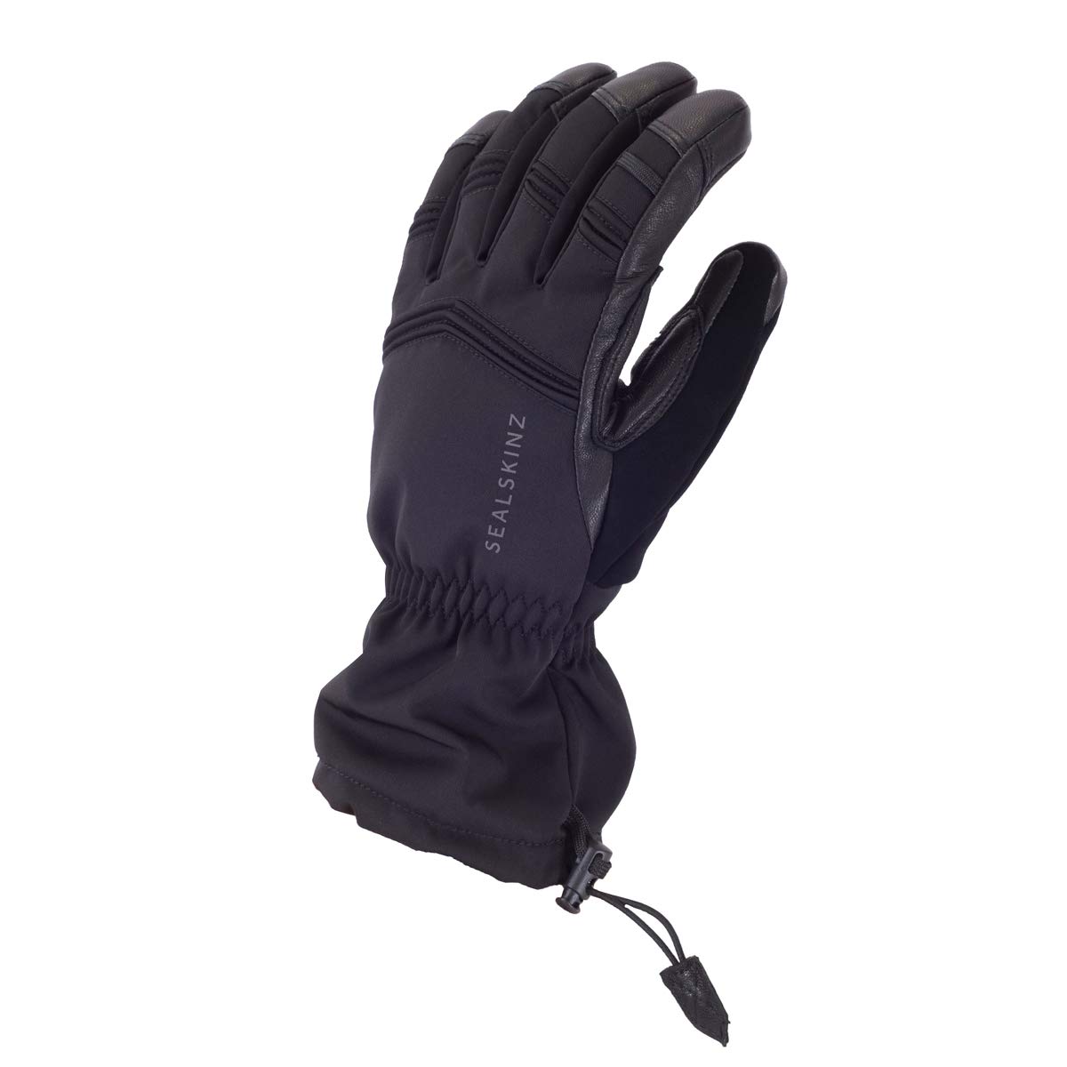 SEALSKINZ | Southery |Unisex Waterproof Extreme Cold Weather Goatskin Leather Gauntlet | Skiing, Winter Cycling, Work | Pre-Curved Fingers for Dexterity — image 1