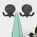 Wallcharmers Set of 2 His and Hers Towel Hooks for Bathrooms, Mr & Mrs. Farmhouse and Rustic Bathroom Hooks for Towels, Bronze