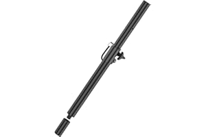 RIMOUS 2 in 1 Speaker Pole for Subwoofer with Height Adjustable Subwoofer Pole Mount Fits M20 Speaker Pole Mounts and 35mm Mounts Speakers Extender with M20 to 35mm Adapter Load Capacity 121LBS, 1 Pack
