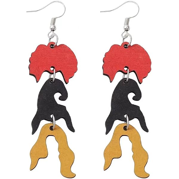 thumbnail image 2 of Spooky Witches Halloween Earrings, Costume Accessories 2 of 14