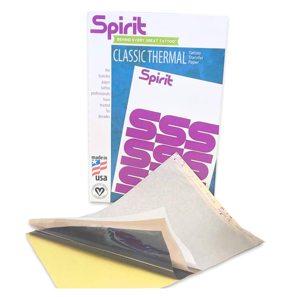 Spirit® Classic Thermal Tattoo Transfer Paper 8.5